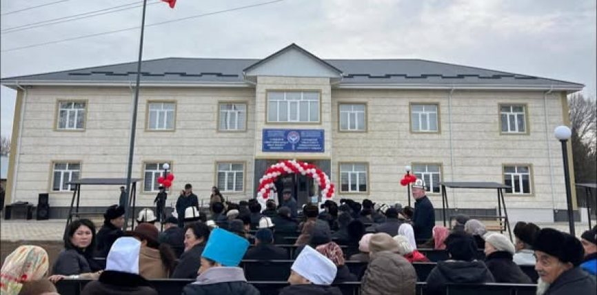 САЙДЫКУМ АЙЫЛ ӨКМӨТҮНҮН ЖАҢЫ АДМИНИСТРАТИВДИК ИМАРАТЫ АЧЫЛДЫ