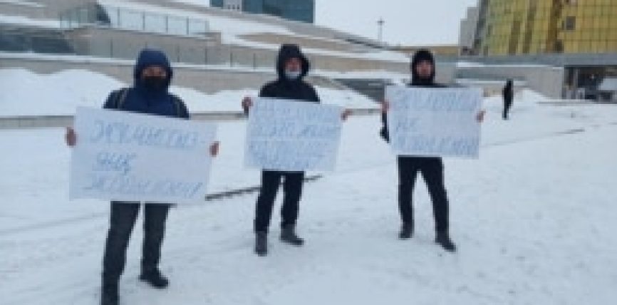 ЖАҢЫ-ӨЗӨНДҮК ҮЧ ЖАРАН НУР-СУЛТАНДА ПИКЕТ ӨТКӨРДҮ