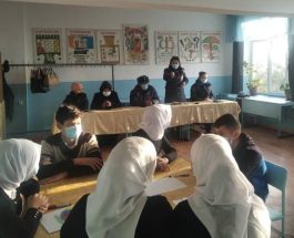 СУЗАКТА МЕКТЕП ОКУУЧУЛАРЫ МЕНЕН ТЕГЕРЕК СТОЛ ӨТКӨРҮЛДҮ