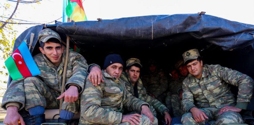 АЗЕРБАЙЖАН АРМИЯСЫ ЛАЧИН РАЙОНУНА КИРИП БАРДЫ
