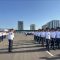 ЖАЛАЛ-АБАД ШААРЫНДА ЭГЕМЕНДҮҮЛҮК МАЙРАМЫНА КАРАТА МИЛИЦИЯ КЫЗМАТКЕРЛЕРИНИН ГАРНИЗОНДУК САПТЫК КАРООСУ ӨТТҮ