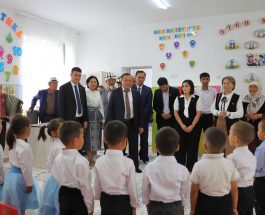 ЖАЛАЛ-АБАД ШААРЫНДА 100 ОРУНДУУ БАЛА БАКЧА ПАЙДАЛАНУУГА БЕРИЛДИ