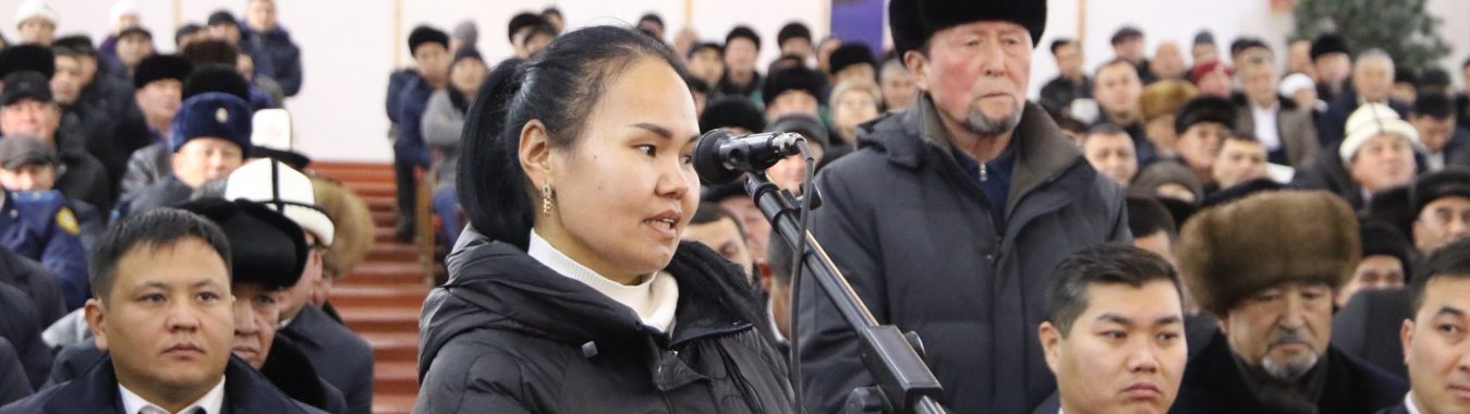 ОБЛУС БАШЧЫ СУЗАК РАЙОНУНУН ТУРГУНДАРЫ МЕНЕН ЖОЛУГУШТУ