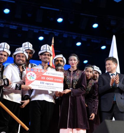 ЖАМУ «КЫРГЫЗ ЫРЛАРЫ ЧЕТ ӨЛКӨЛҮК СТУДЕНТТЕРДИН АТКАРУУСУНДА» РЕСПУБЛИКАЛЫК ФЕСТИВАЛЫНДА 3-ОРУНДУ ЭЭЛЕДИ