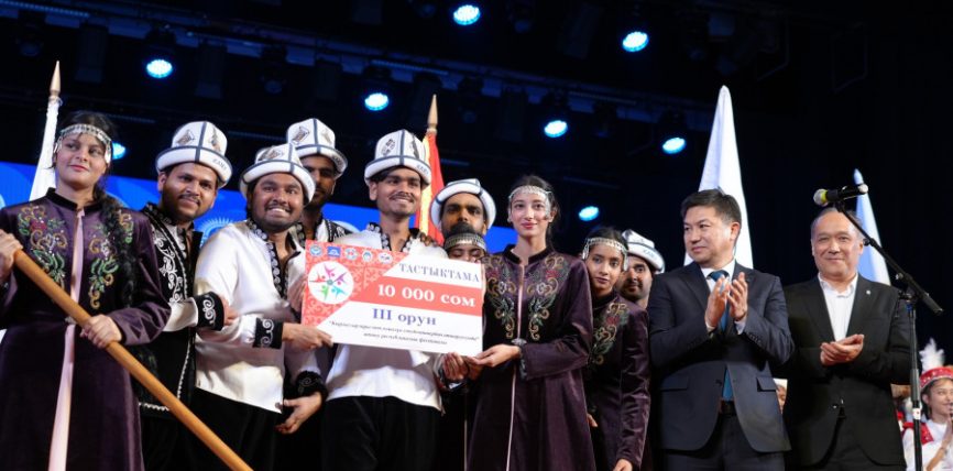 ЖАМУ «КЫРГЫЗ ЫРЛАРЫ ЧЕТ ӨЛКӨЛҮК СТУДЕНТТЕРДИН АТКАРУУСУНДА» РЕСПУБЛИКАЛЫК ФЕСТИВАЛЫНДА 3-ОРУНДУ ЭЭЛЕДИ