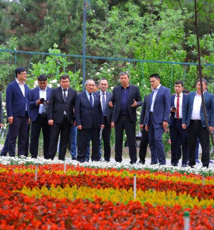 ЖАЛАЛ-АБАД ОБЛУСУНУН ДЕЛЕГАЦИЯСЫ НАМАНГАН ОБЛУСУНДА ИШ САПАРЫ МЕНЕН ЖҮРӨТ