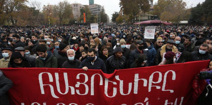 АРМЯН ОППОЗИЦИЯСЫ ОТСТАВКА ҮЧҮН ПАШИНЯНГА 8-ДЕКАБРГА ЧЕЙИН УБАКЫТ БЕРДИ