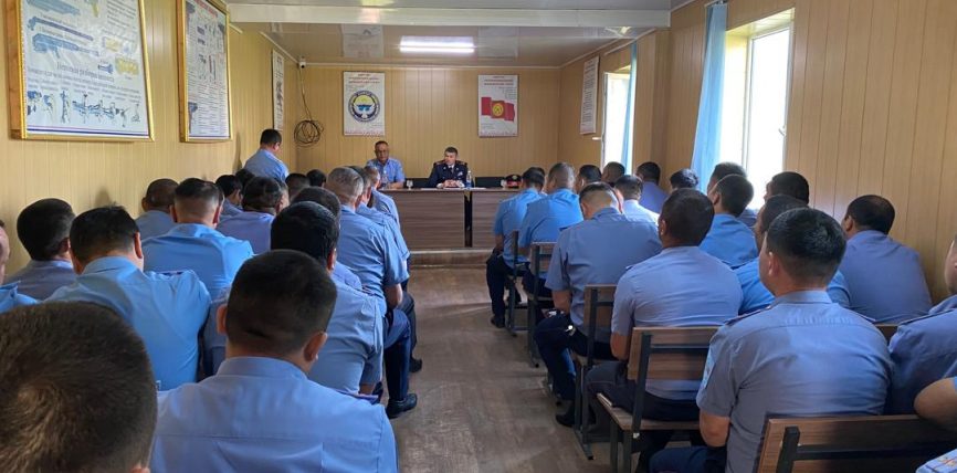 ЖАЛАЛ-АБАД ОИИБдин БАШЧЫСЫ ТОКТОГУЛ ЖАНА КАРА-КӨЛ МИЛИЦИЯ БӨЛҮМДӨРҮНӨ БАРДЫ