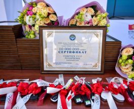 ОЛИМПИАДАГА КАТЫШКАН СПОРТЧУЛАРГА АКЧАЛАЙ СЫЙЛЫК ЖАНА АВТОУНАА БЕРИЛДИ