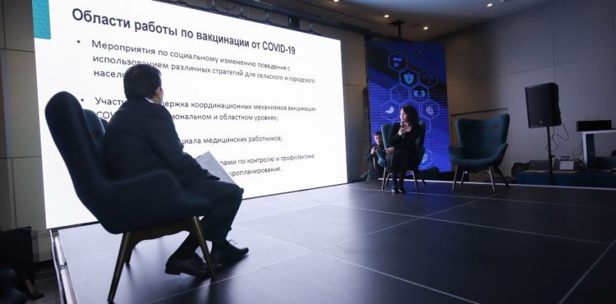 USAID ЖАНА КЫРГЫЗ ӨКМӨТҮ COVID-19ГА КАРШЫ ЭМДӨӨНҮ ЖОГОРУЛАТУУ МАКСАТЫНДА ТЫГЫЗ КЫЗМАТТАШАТ