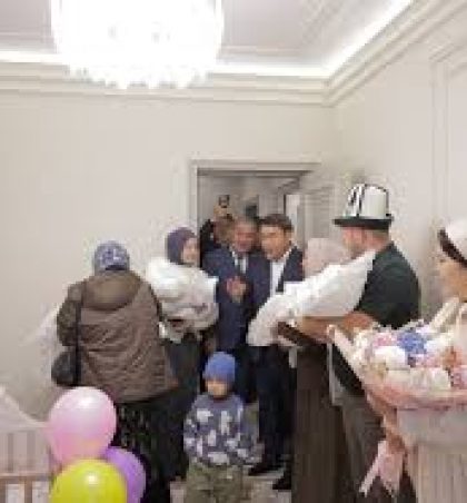 ПРЕЗИДЕНТ ОШТОГУ 4 ЭМДИН ҮЙ-БҮЛӨСҮНӨ БАТИР БЕРДИ